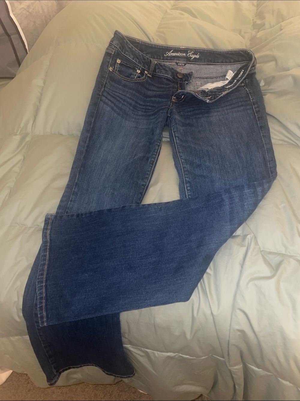 American Eagle Outfitters Dark Blue Women's Bootcut Jeans